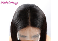 Μέσο μέρος 13x4 Δαντέλα Προσωπική διπλή γραμμένη ευθεία περούκα Bob- Διαφανές χρώμα δαντέλας